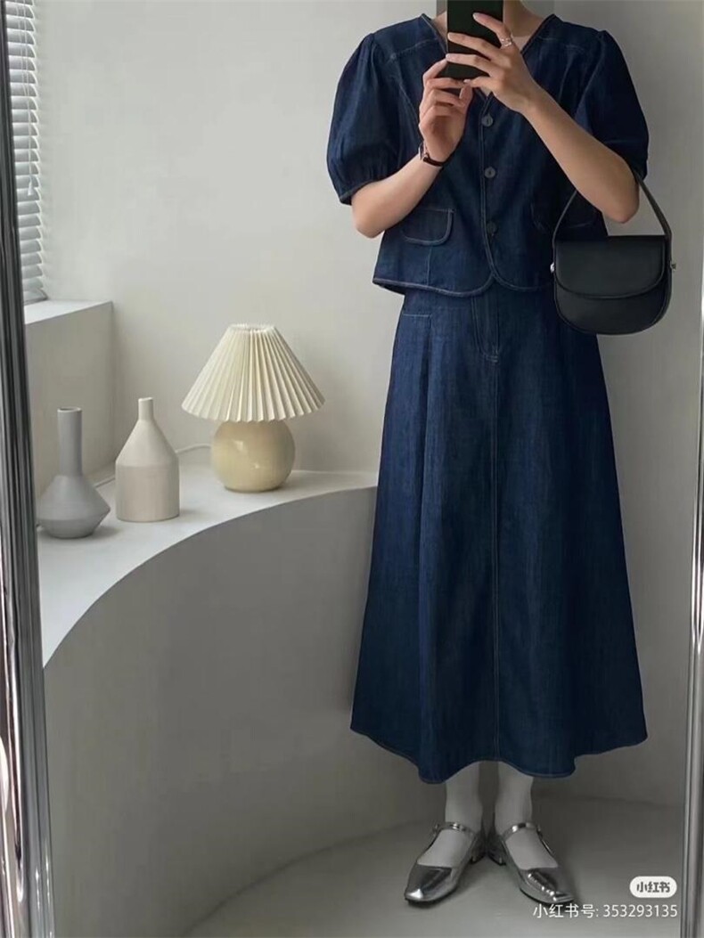 韩版牛仔套装，女装职业装，1+9