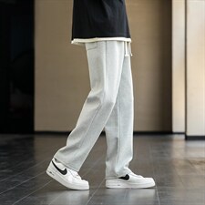22/秋冬新款港风运动裤潮牌休闲裤潮流男裤直筒裤子男士K3322，男装休闲裤，星座815-2