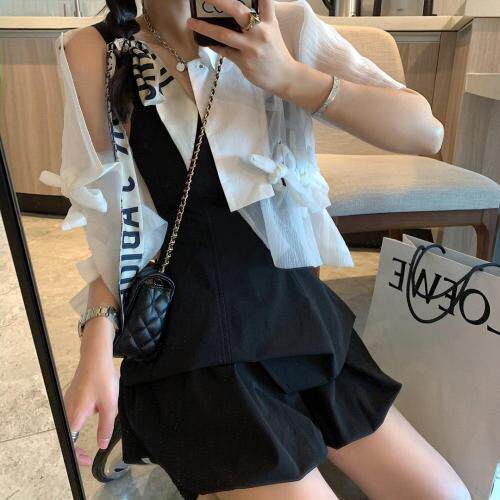 不规则吊带裙，女装背心吊带，XTZ style