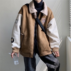 现货不缺货皮毛一体羊羔毛棉衣加绒加厚棉服1209-1-MY12-P118，男装棉衣，星座1209-1