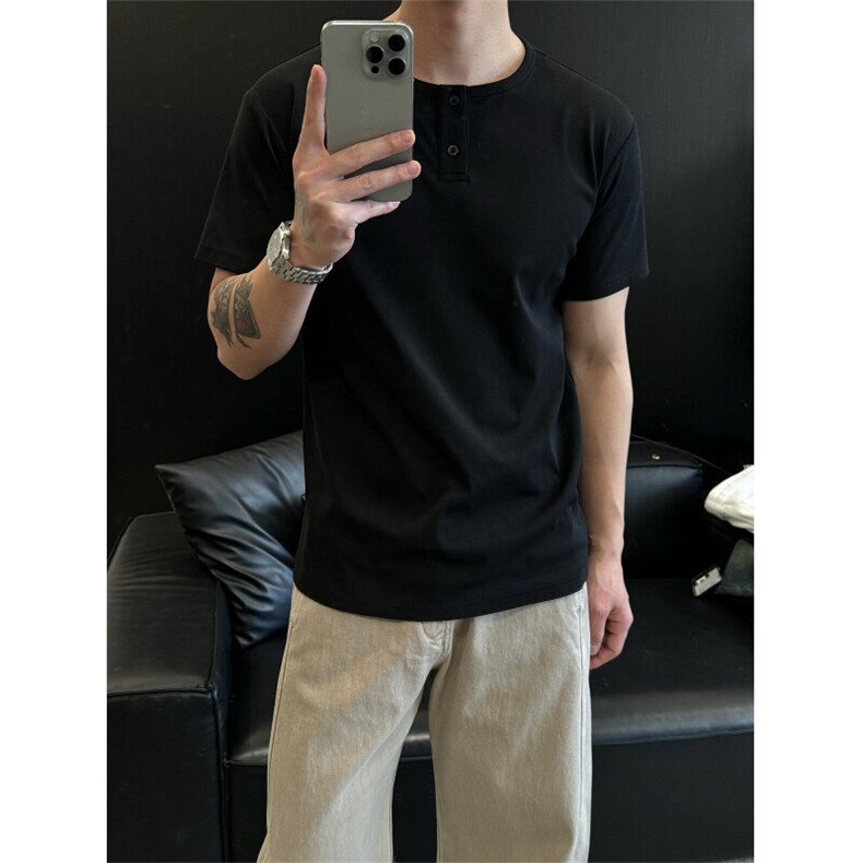 索罗那健身收口短袖现货抖音得物都可送样A061-AT00963-P35,男装T恤,电商A061