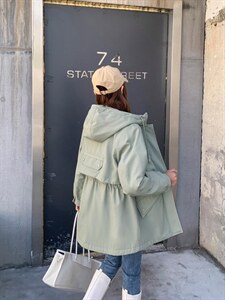 水洗派克加图片