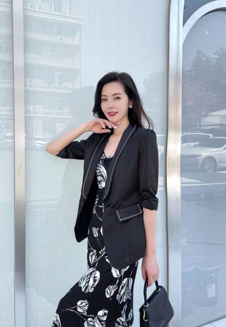 明线西装，女装西装，M&G