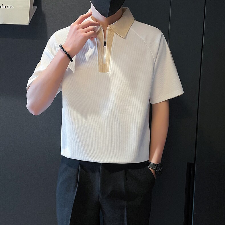 夏新款短袖POLO衫男社会小伙短袖T恤A210-A811-P45控68,男装T恤,星座210-3