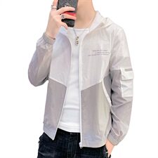 防晒衣服薄款2021新款夏季韩版夹克潮流衣服帅气男士外套V88，男装夹克，星座509