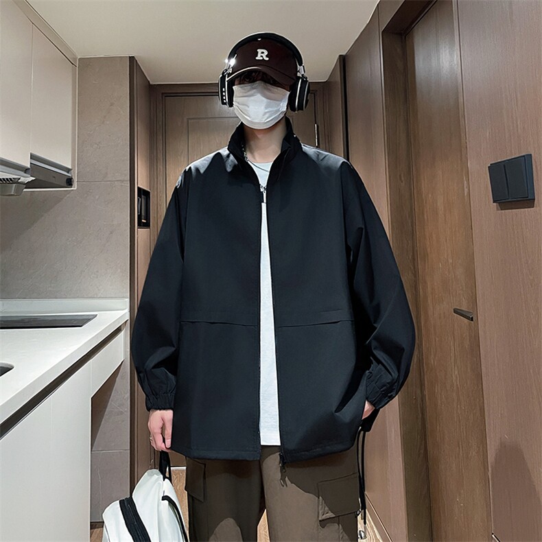 可二次开发得物抖音高品质休闲夹克整件双压线外套JK5030P45,男装夹克,电商A030