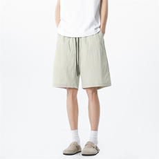 B258-K2889-P19控39.9抖音品质泡泡纱短裤成分聚酯纤维，男装牛仔裤，电商B258