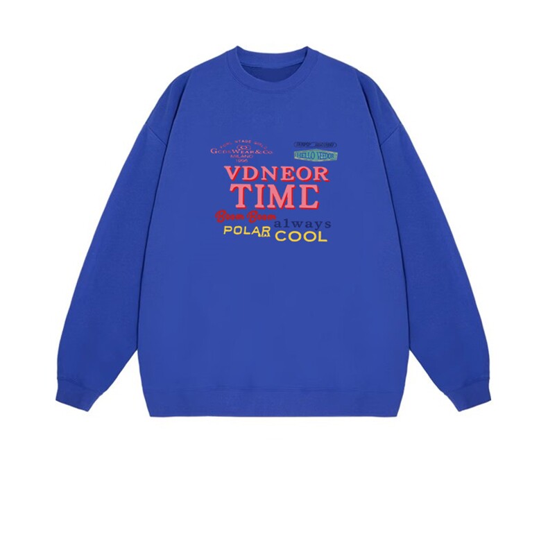 2025年秋季套头长袖通勤时尚百搭通勤简约休闲，女装卫衣/绒衫，花可