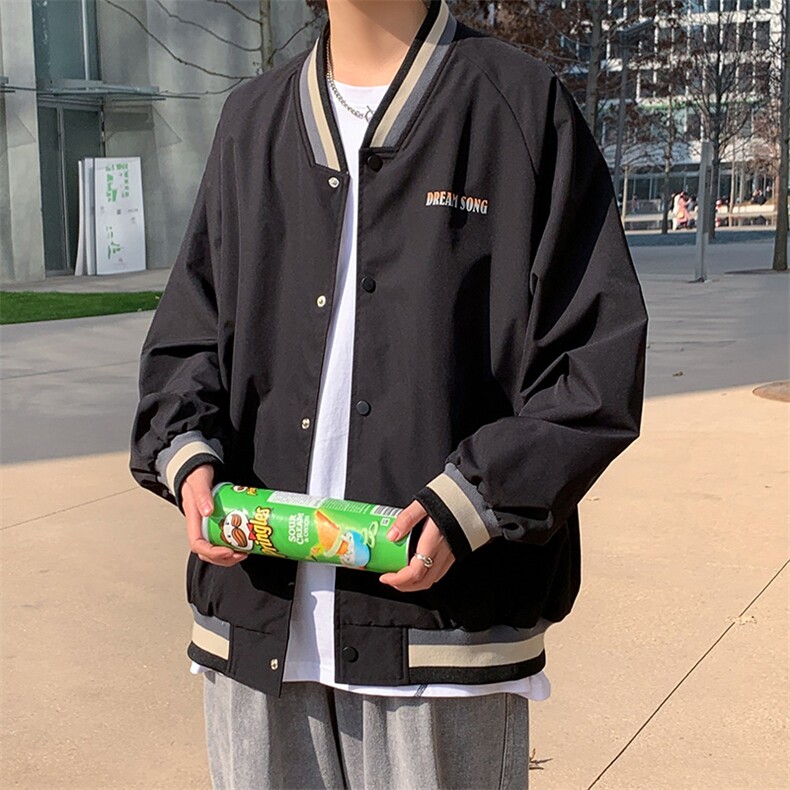 新款上市潮牌男女春季上衣宽松休闲夹克外套CYJK2126-P45,男装夹克,电商A128