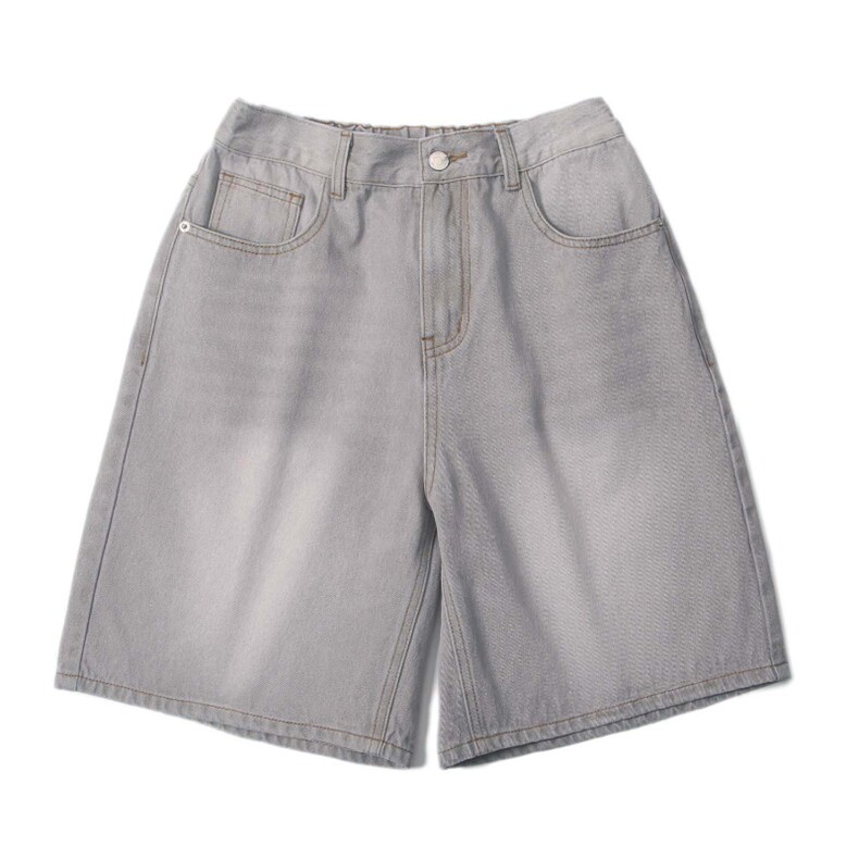 夏季潮流宽松水洗牛仔五分裤直筒休闲短裤A161-D2202-P45控68元,男装牛仔裤,电商A161