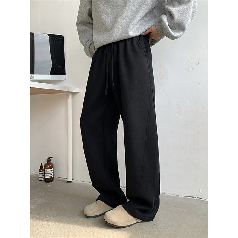 春秋季新款弯刀休闲裤潮流宽松休闲阔腿卫裤,男装休闲裤,星座410-7