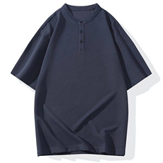 25067-特P50夏季休闲时尚T恤男短袖打底衫学生宽松立领短袖POLO衫，男装T恤，电商D310B