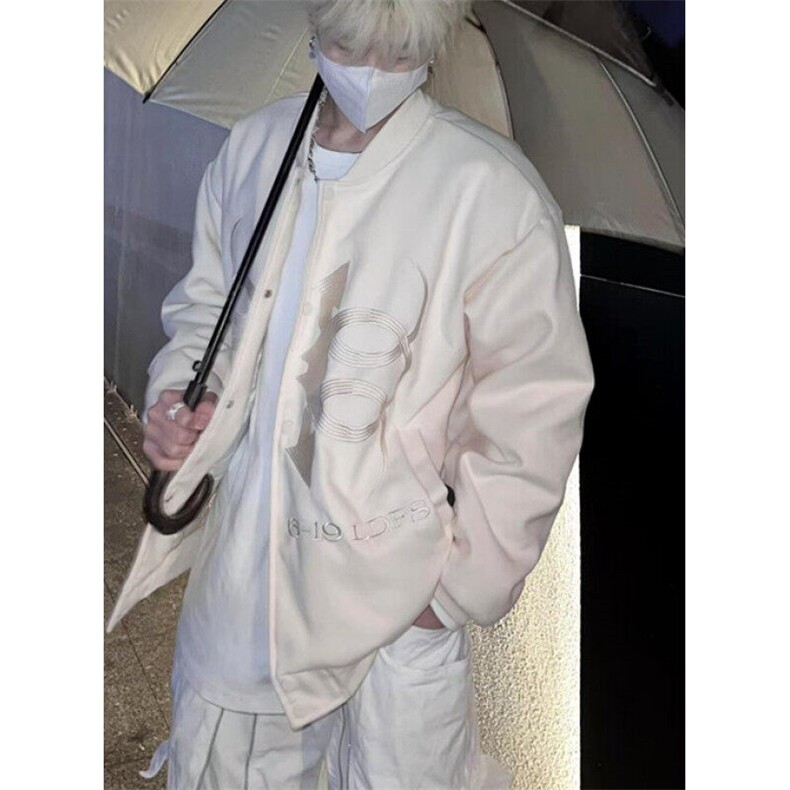美式痞帅刺绣棒球服男女春秋百搭宽松夹克外套JV34,男装夹克,星座1116A（原606A-3）