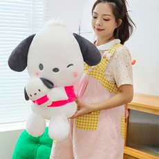 坐姿恰狗狗可爱送礼物生日女生