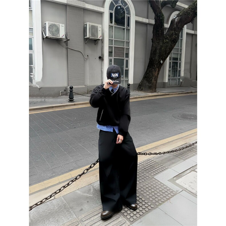 日系复古学院风V领麦穗绣花卫衣男女春秋季休闲宽松内搭情侣外套,女装短外套,星座1210-1
