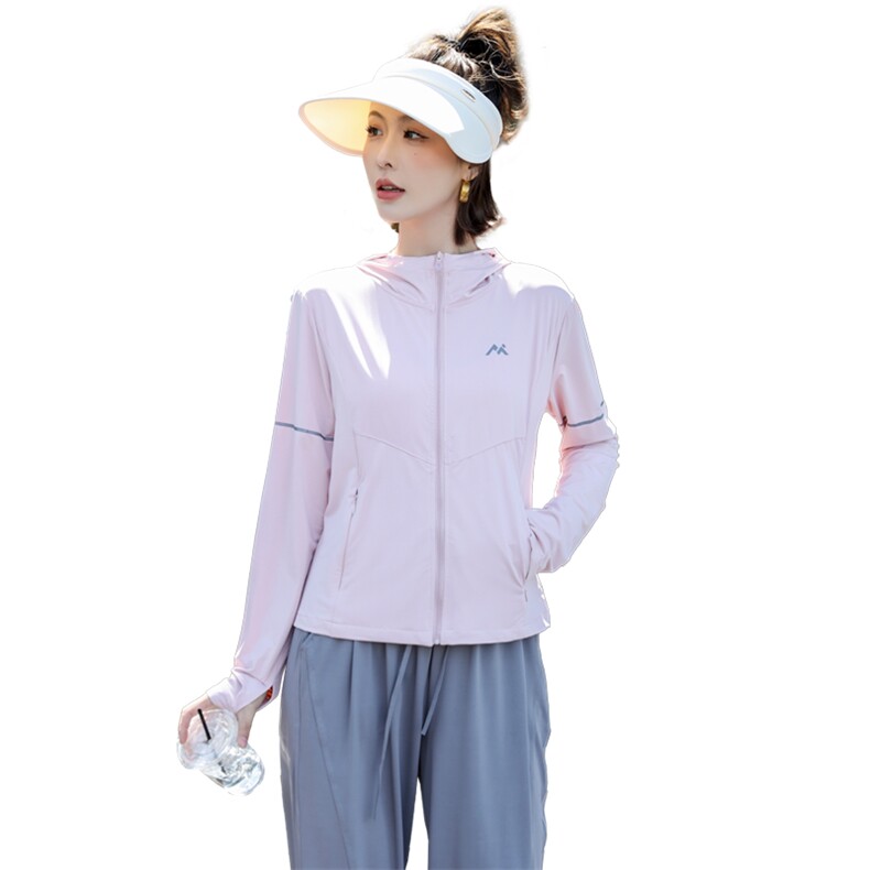 现货秒发防晒衣女收腰显瘦冰凉透气防晒衣瑜伽服防晒服,女装防晒衣,韩蔻秀