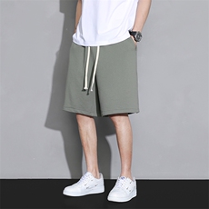 纯色简约短卫裤男士潮牌短裤夏季休闲直筒五分裤HX1025TP30控价48，男装休闲裤，电商A102