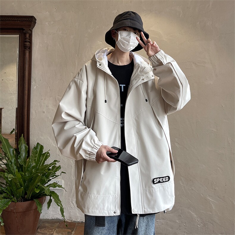 抖音直播品质登山防风多口袋工装冲锋衣外套XZ301ACFY8802P80,男装夹克,星座301A