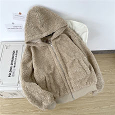美式加厚羊羔毛棉衣外套女男冬季保暖连帽棉服M0782-P95，男装棉衣，星座308B-2