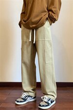 2026秋季贴布工装休闲长裤地板景XZ604-KG39-P55控68，男装工装外套，星座604