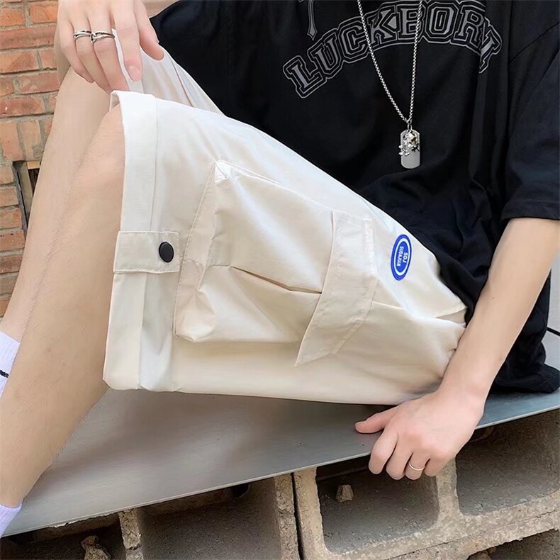 机能风工装短裤男夏季薄款五分裤子篮球宽松休闲中裤K3464-P32,男装休闲裤,星座512-2
