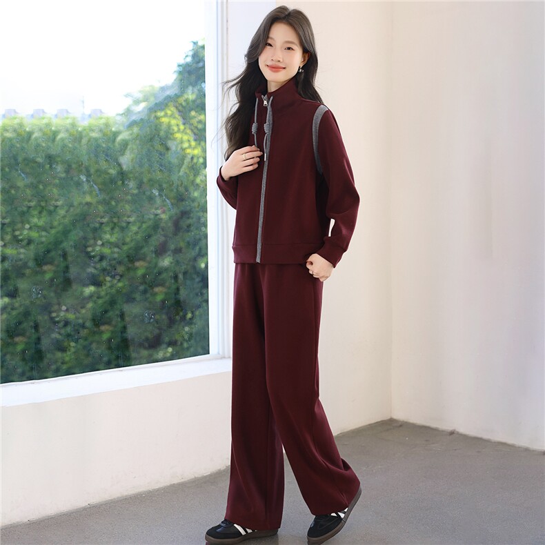 妈妈秋装2025新款休闲运动服套装洋气卫衣中年外套女春秋两件套,女装套装/套裙,涵誉