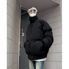 百搭标准拉链青少年潮红加厚棉服冬季潮流时尚MM262，男装棉衣，星座506