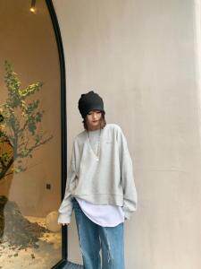 希希野子秋新款小字母圆领卫衣22152，女装卫衣/绒衫，XXYZ