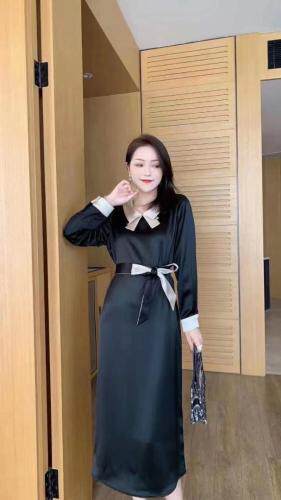 2021春装醋酸新款连衣裙，女装连衣裙，恋语随风