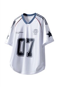 1美式橄榄球透气球衣印花网面大码M-5XL短袖T恤男DX78027P39控65图片