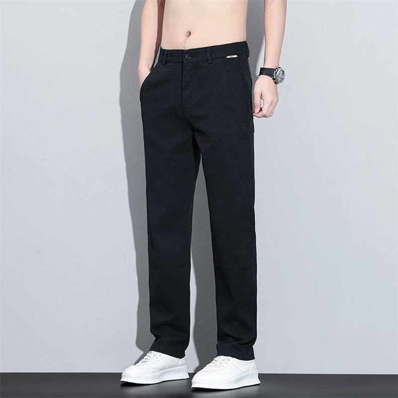 春夏季休闲裤男款2026年新款直筒修身莱塞尔天丝牛仔裤Y8102外贸,男装休闲裤,星座224-1