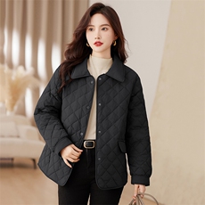 简约百搭白鸭绒羽绒服女2025新款衬衫领轻薄羽绒服休闲短外套，女装羽绒服，衣之秀
