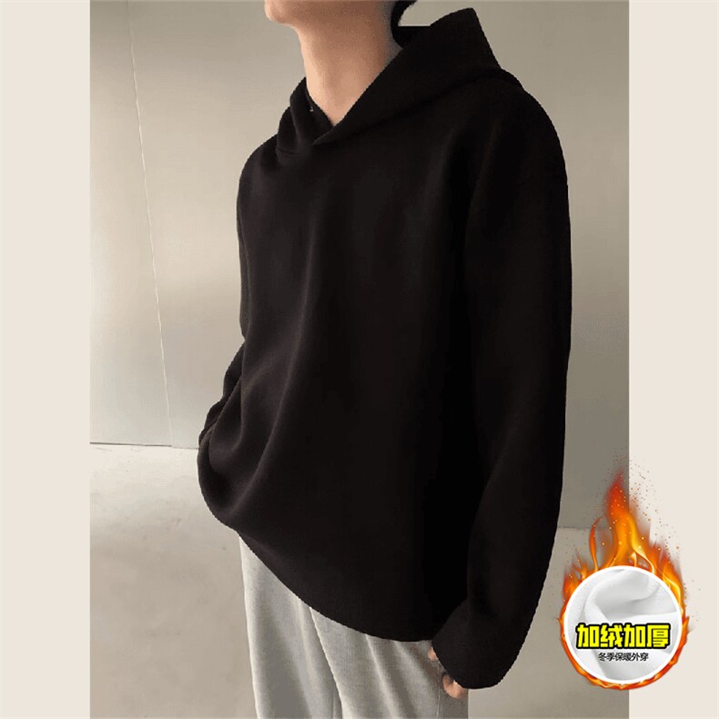 480G重磅加绒硬挺boxy男女秋冬美式高街结构一粒扣连帽卫衣厚外套，女装短外套，电商A486