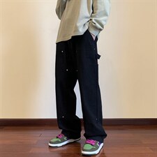 2026秋季美式高街贴布工装裤地板景XZ604-KG33-P65控78，男装工装外套，星座604