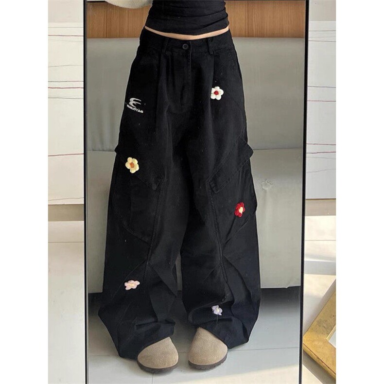 纯棉花朵刺绣工装牛仔裤ZK0377-P68,男装牛仔裤,星座313A(原308A-2)