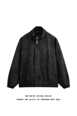 JK211/P65春装新款个性刺绣立领扎染设计潮牌夹克男美式外套，男装夹克，电商基地A050