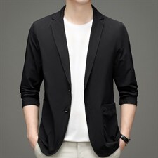 2023秋季西装纯色外套上衣男中老年商务休闲西服MNSA219905-P160图片