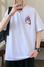 夏季男短袖t恤高品质多工艺发泡印大码T恤衫HF8349-P34，男装T恤，星座1206（原A206）