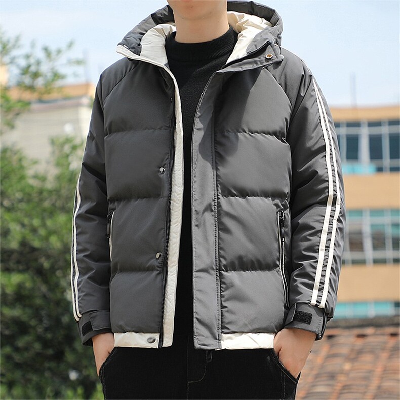 羽绒棉服男款24冬季加厚保暖冬装冬天上衣服潮牌工装帅气男士外套,男装棉衣,星座1013
