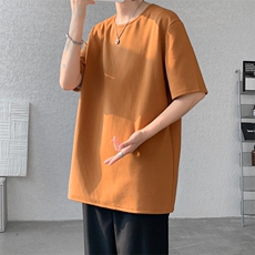 8XL-M冬季短袖男加绒加厚T恤内搭打底衫半袖打底上衣DX327P35控48，男装T恤，电商D206-1