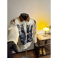 【有货】502MCC-特P78常规特P68杜宾犬脏脏棉服外套男翻领夹克，男装夹克，星座1007（原301D）