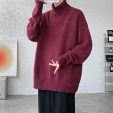 8XL-M神款搭配！！！特大码高领毛衣男打底衫百搭内搭MY1214P45，男装针织衫/毛衣，电商D206-1