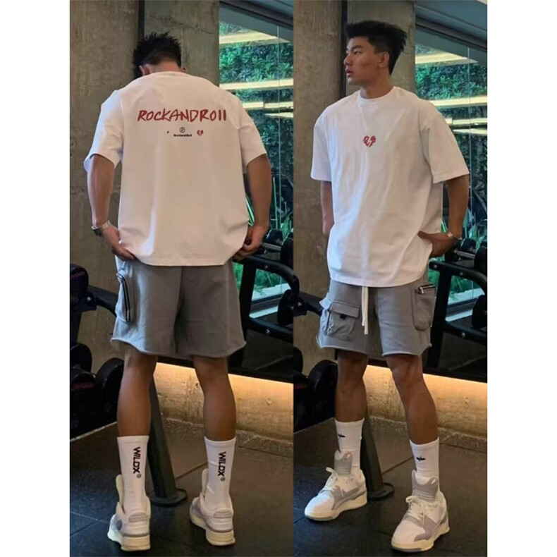 1506/QT1600/P32新款美式纯棉短袖T恤宽松休闲百搭打底T恤男女,男装T恤,星座1506