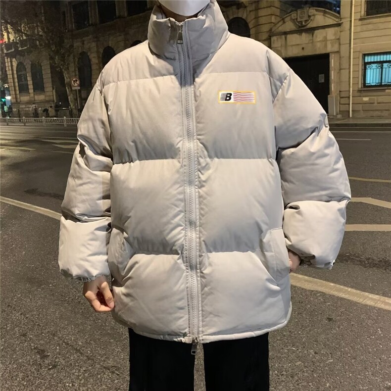 羽绒服女2025冬季韩版宽松bf复古棉服加厚保暖短款立领棉衣外套潮,男装棉衣,星座1013