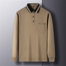 BJ22581钱塘2020-2春秋新款中青年男士时尚休闲帅气长袖T恤P57，男装T恤，钱塘207-2