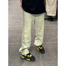 【网图】cleanfit黄泥染牛仔裤直筒美式高街vibe裤子NZ22LL-P48，男装牛仔裤，星座1007（原301D）