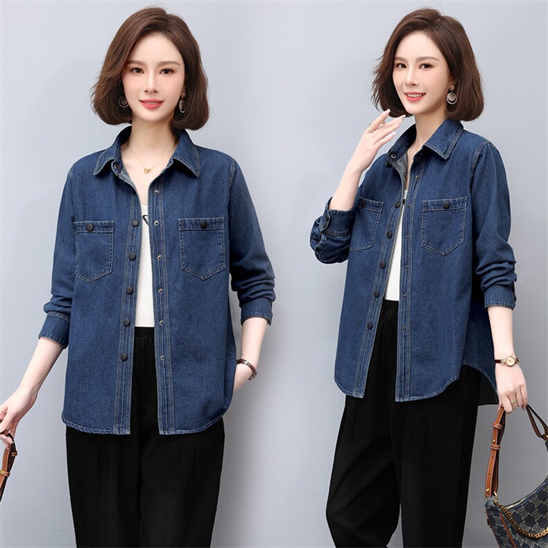 （热卖款）2024年春季休闲时尚牛仔外套，女装牛仔外套，悦见她