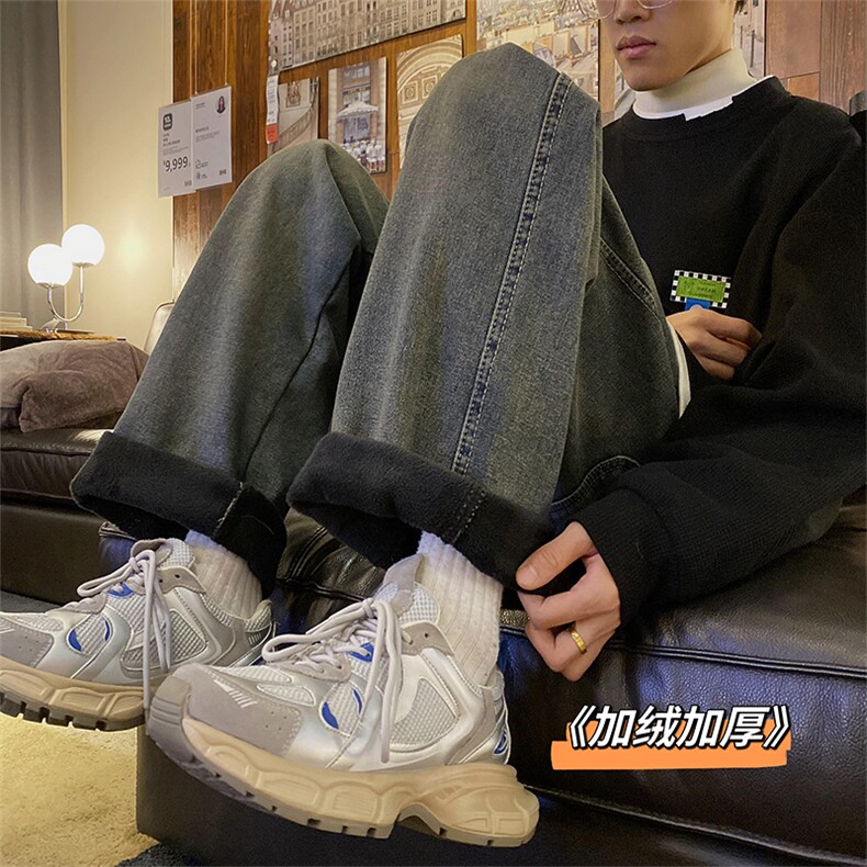 现货主推抖音品质牛仔裤NB1015特P50加绒P60控75和85,男装牛仔裤,电商C303