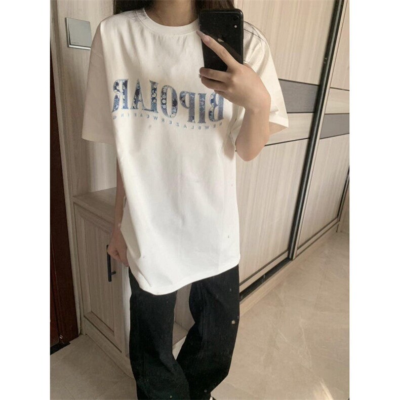 【有货】BK931CC-特P33无限循环碎花贴布短袖T恤男女,男装T恤,星座1007（原301D）