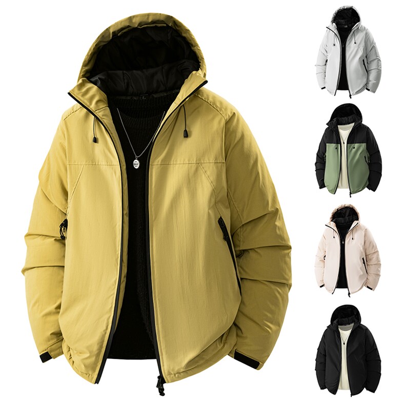 1506-1/MAT20771-加绒棉衣/P64冬季新款男士闲棉服宽松帽百搭棉衣,男装棉衣,星座1506-1